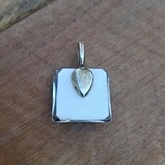 Hand Crafted Glass Tile Friesian Horse Pendant Gift Equestrian Dressage - Picture 2 of 2